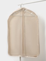Чехол для одежды LaDо́m на молнии, 90×60 см, бежевый, материал батист