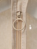 Чехол для одежды LaDо́m на молнии, 90×60 см, бежевый, материал батист