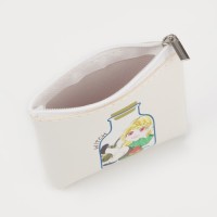 Кошелёк на молнии, цвет белый