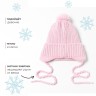 Шапка детская MINAKU, размер 42-44 (6-9 мес.), нежно-розовая