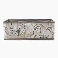 Органайзер для хранения, кофр для белья 8 ячеек «Лица», 28×16×10 см