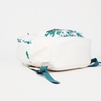 Рюкзак молодёжный из текстиля, 4 кармана, цвет чёрный/розовый