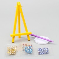 Алмазная мозаика с частичным заполнением для детей «Тачки», 16 х 10,5 см