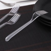 Набор одноразовых вилок 18 см, 10 шт, цвет салатовый