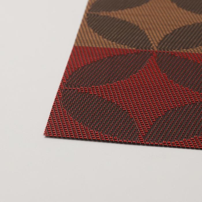 Салфетка сервировочная на стол «Пики», 45×30 см, цвет коричневый