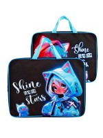 Папка с ручками текстильная А4, 360×245×70 мм, Calligrata TOP «Сияй»