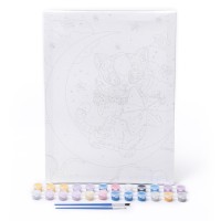 Картина по номерам на холсте с подрамником «Котик со звёздочкой», 30 х 40 см