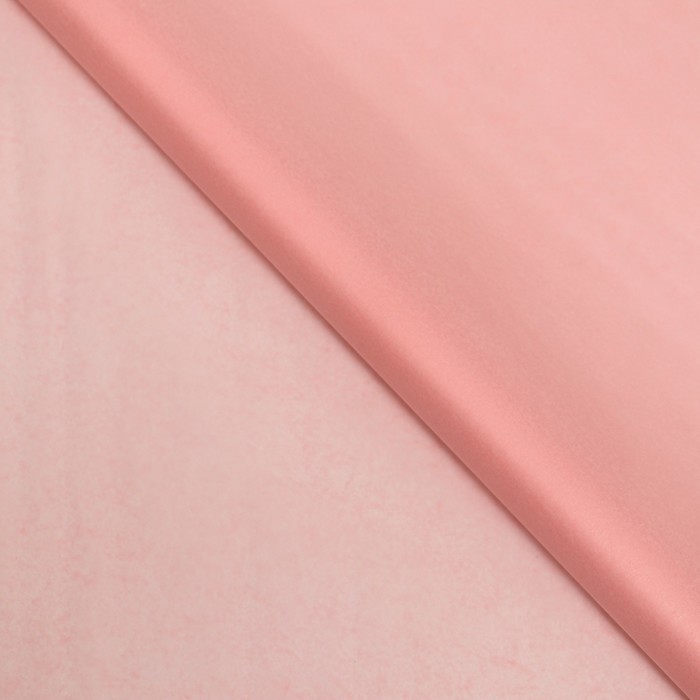 Бумага тишью 50 см × 10 м, светло-розовая, 50 см × 10 м