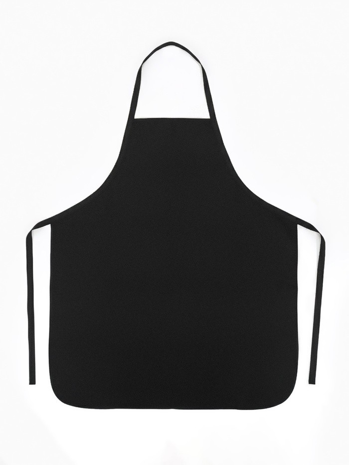 Фартук парикмахерский, односторонний, 3 кармана, чёрный
