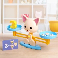 Развивающий набор «Умные весы», котик, по методике Монтессори