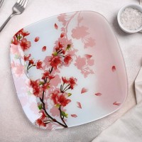 Тарелка обеденная Доляна «Сакура», 25×25 см