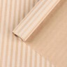 Бумага упаковочная крафт «Полосы белые», 0.7×10 м, 40 г/м²