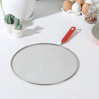 Экран от брызг Доляна, d=24,5 см, с ручкой