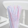 Набор трубочек одноразовых для коктейля Доляна, 0,5×21 см, 50 шт, с гофрой, в полоску