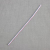 Набор трубочек одноразовых для коктейля Доляна, 0,5×21 см, 50 шт, с гофрой, в полоску