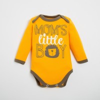 Боди для мальчика «Крошка Я» Mum's boy, рост 62-68 см, жёлтое