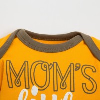 Боди для мальчика «Крошка Я» Mum's boy, рост 62-68 см, жёлтое