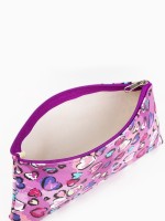 Косметичка на молнии, цвет розовый