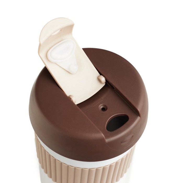 Термокружка "Мастер К", 500 мл, сохраняет тепло до 6 ч, белая