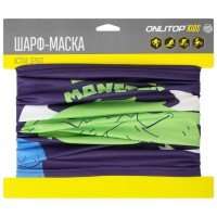 Шарф-труба спортивный, детский ONLYTOP MINI MONSTER