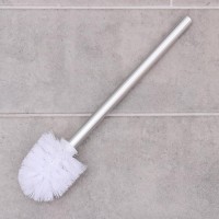 Ёршик для унитаза, 7×7×34 см, цвет хром