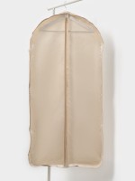 Чехол для одежды LaDо́m на молнии, 120×60 см, бежевый, материал батист