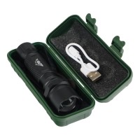 Фонарь ручной аккумуляторный «Мастер К», 1200 мАч, 3 режима, USB, 12×3 см