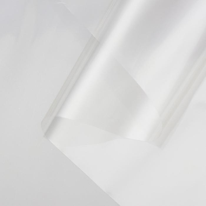 Плёнка для цветов прозрачная 0.6×9.3 м, 200 г, 40 мкм