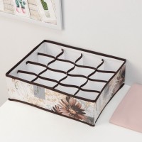 Органайзер для хранения белья Доляна «Астра», 16 ячеек, 36×28×12 см, МИКС