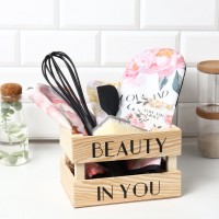 Набор подарочный "Love and grace" полотенце,варежка-прихватка,кух.лопатка,венчик,губка