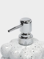 Дозатор для жидкого мыла SAVANNA «Квадрат», керамика, белый