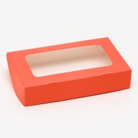 Контейнер на вынос, сиреневый, 20 х 12 х 4 см