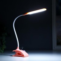 Лампа на прищепке «3мейка» 1 Вт 14 LED USB розовый 9×3.5×42 см RISALUX
