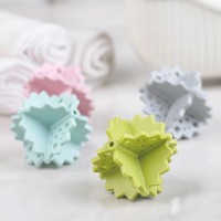 Шарики для стирки пуховиков и одеял Доляна, 4 шт., d=5 см, розовые