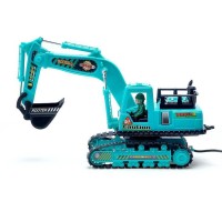 Экскаватор на дистанционном управлении «Строитель», работает от батареек, масштаб 1:18