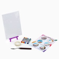 Рисование пастелью с мольбертом «Маяк в океане», набор для творчества