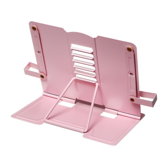 Подставка для книг с боковыми держателями 21х19х16,5 см "Единорожка", металлическая, МИКС