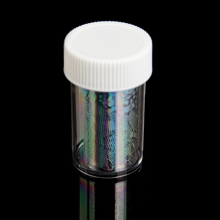 Переводная фольга для декора «Абстракция», 4 × 50 см, цвет голографичный серебристый