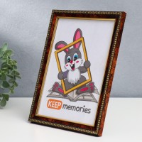 Фоторамка пластик 21х30 см 982 темный орех (25/750)