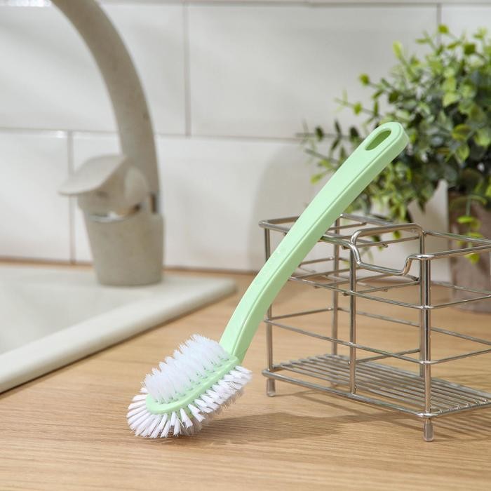 Щётка для посуды Доляна «Сфера», 23×6×4 см, МИКС