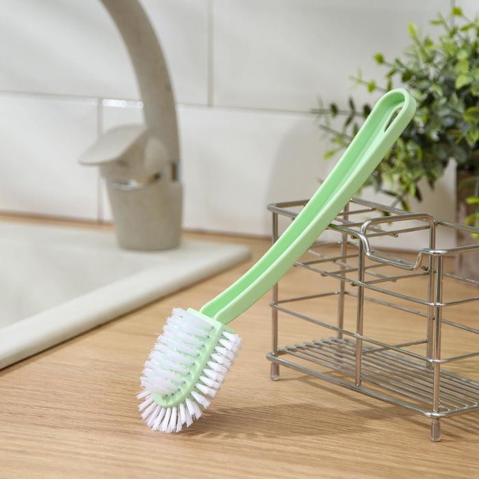 Щётка для посуды Доляна «Сфера», 23×6×4 см, МИКС