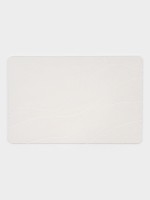 Коврик из диатомитового камня SAVANNA, 40×60 см, толщина 1 см, белый