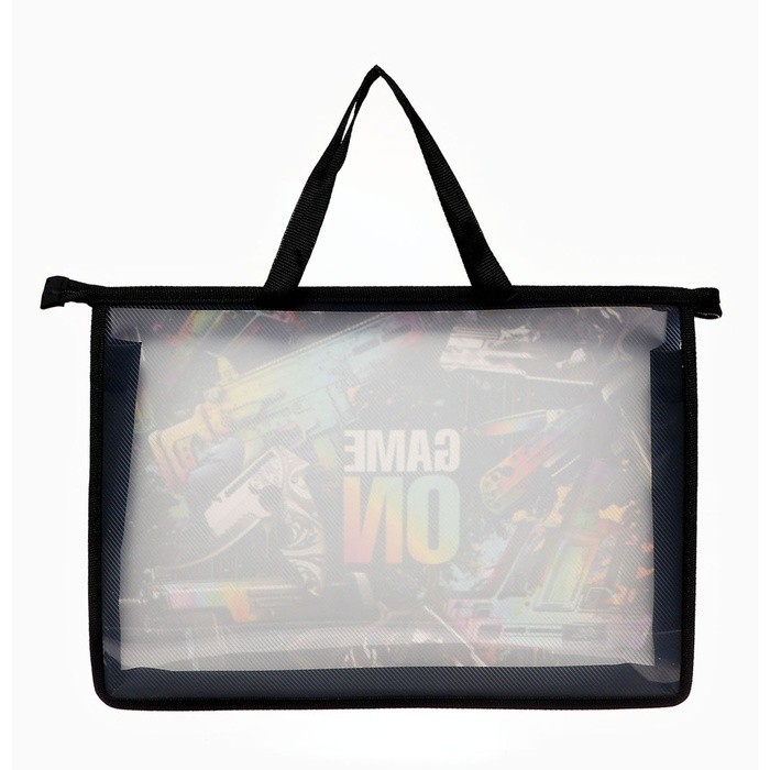 Папка для труда, А4, пластиковая, 33.5×23.5×5.5 см, Game on