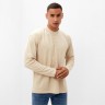 Футболка с длинным рукавом мужская MINAKU бежевая, р-р 56