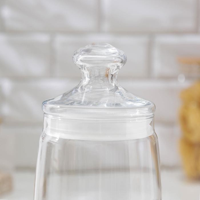 Банка для сыпучих продуктов Cesni, 1,1 л, с крышкой