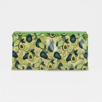 Косметичка на молнии, цвет зелёный