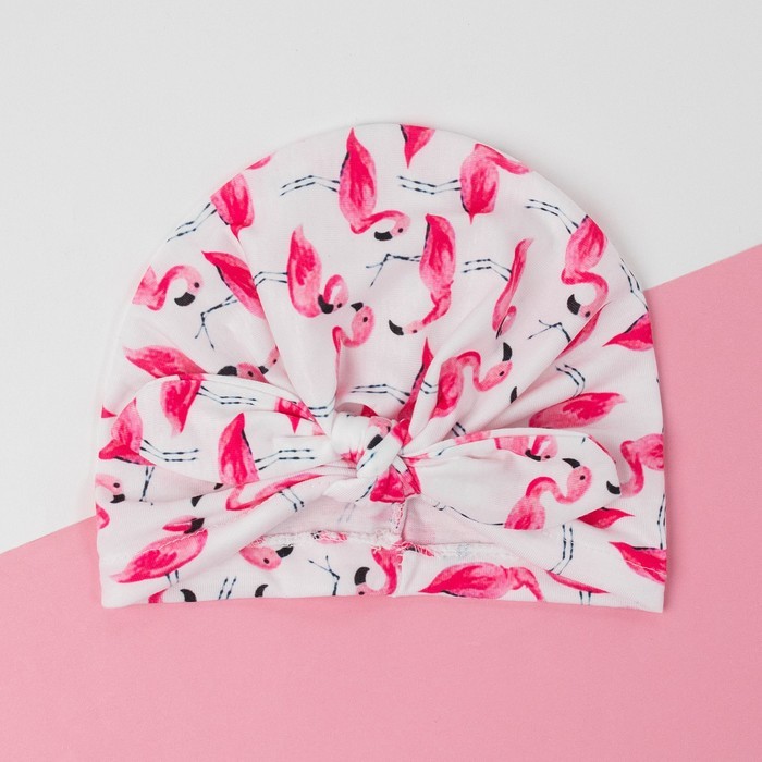 Шапка детская «Крошка Я. Фламинго», размер 48
