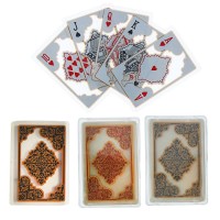 Карты игральные пластиковые "Арабика", 54 шт, 28 мкм, 8.8×5.7 см, микс