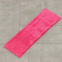 Насадка для плоской швабры Доляна, 42×12 см, 60 гр, микрофибра, цвет оранжевый