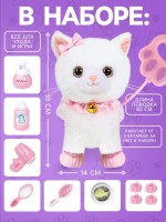 Интерактивная игрушка «Любимый питомец», звук, реагирует на касание, цвет белый